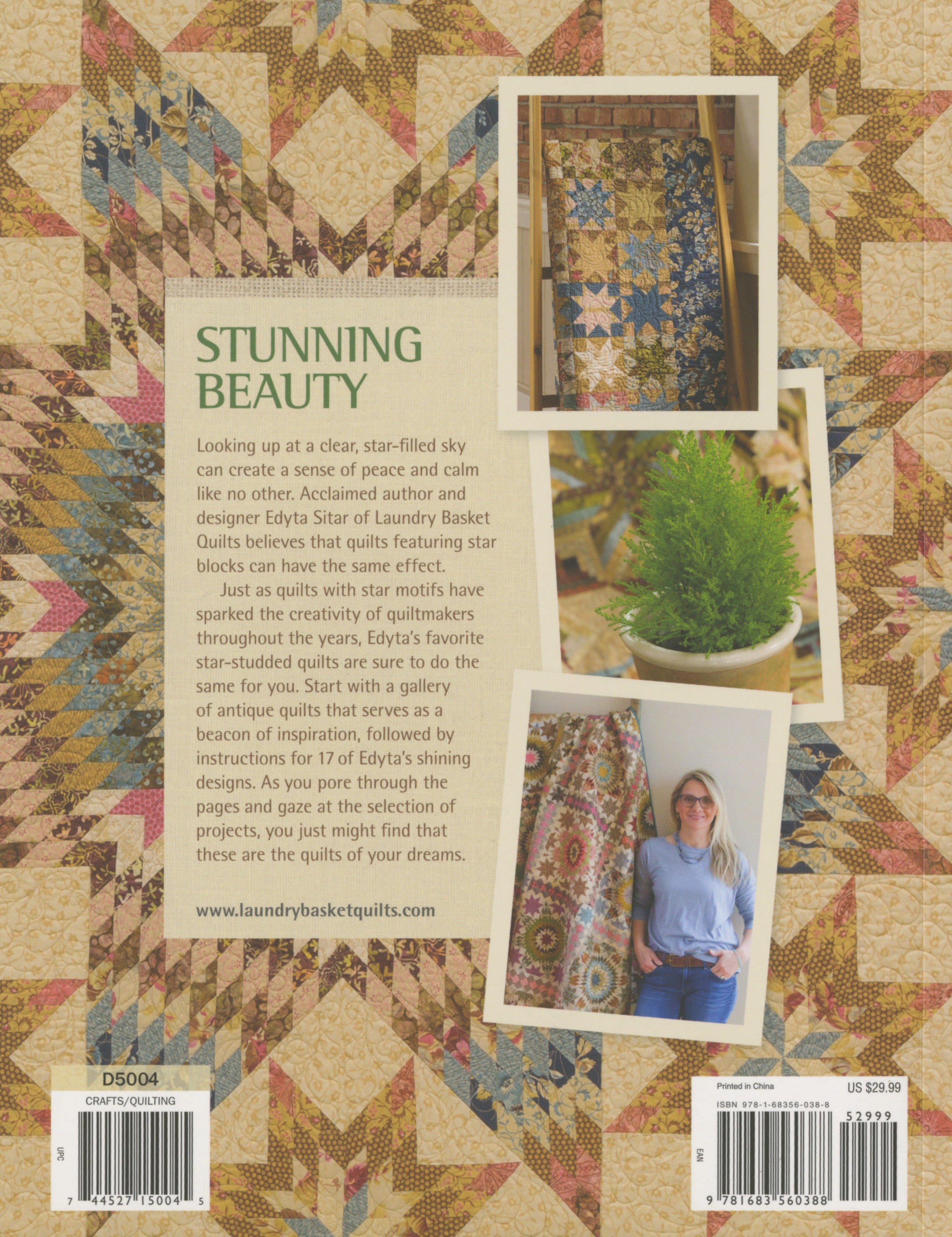 PATTERN BOOK - Patches of Stars by Edyta Sitar for Laundry Basket Quilts