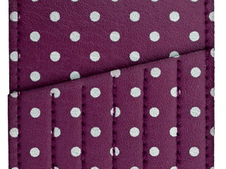 Load image into Gallery viewer, Needle CarryCard - PURPLE Polka Dot