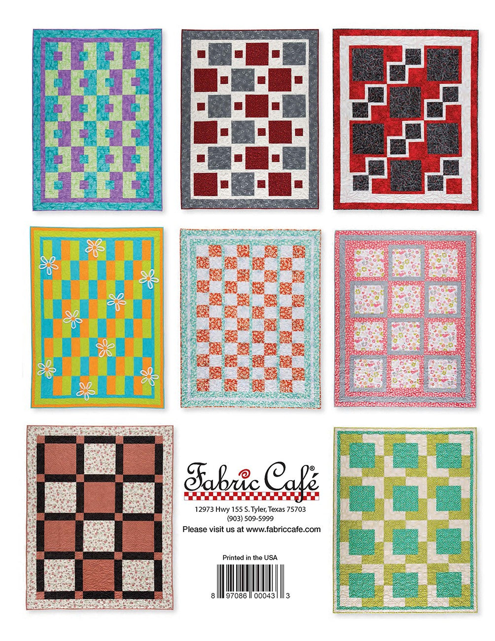 PATTERN BOOK, 3 Yard Quilts - EASY PEASY