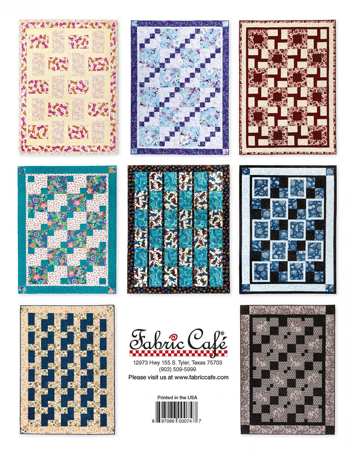 PATTERN BOOK, 3 Yard Quilts - FAST & FUN