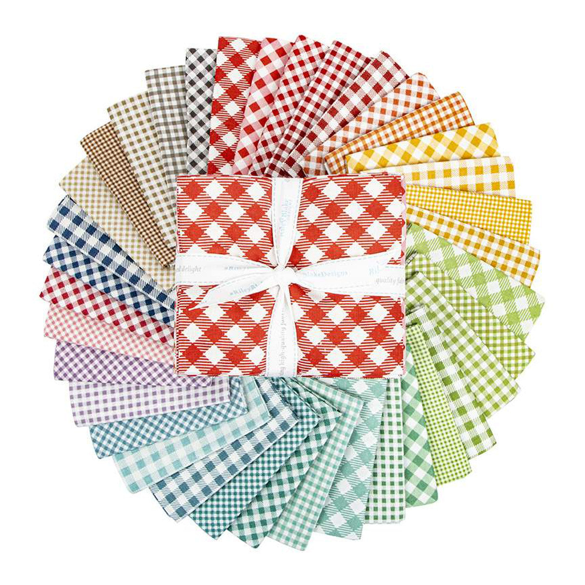 lori holt bee gingham fat quarter bundle