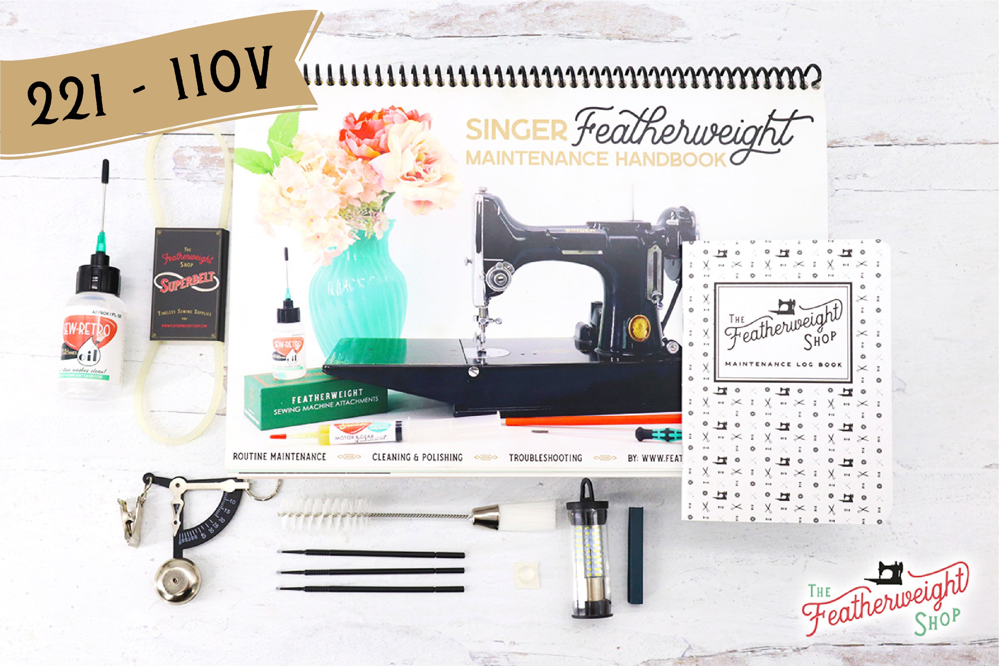 The Singer Featherweight Shop Oil, Sew-Retro for Sewing Machines