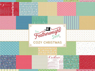Load image into Gallery viewer, Fabric, Cozy Vintage Christmas FAT QUARTER Bundle + PANELS by Lori Holt