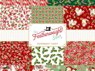 Load image into Gallery viewer, Fabric,  Peppermint Candy PEPPERMINTS GREEN by Northcott (by the yard)