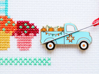 Load image into Gallery viewer, Needle Minder, FALL PUMPKIN TRUCK by Flamingo Toes