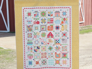 Load image into Gallery viewer, Quilt Kit, FARM GIRL VINTAGE Fabric Collection - by Lori Holt for Riley Blake