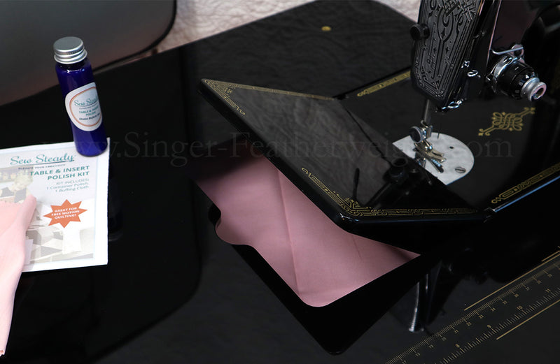 CLASSIC BLACK Sew Steady Table Extender, Singer Featherweight 221 222 ...
