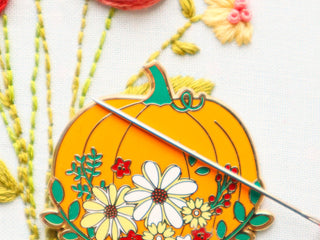 Load image into Gallery viewer, Needle Minder, PUMPKIN by Flamingo Toes