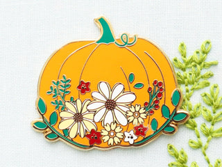 Load image into Gallery viewer, Needle Minder, PUMPKIN by Flamingo Toes