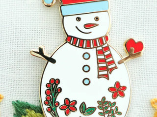 Load image into Gallery viewer, Needle Minder, SWEET SNOWMAN by Flamingo Toes