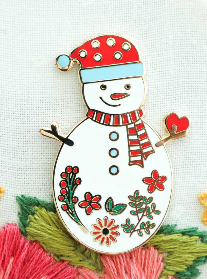 Needle Minder, SWEET SNOWMAN by Flamingo Toes