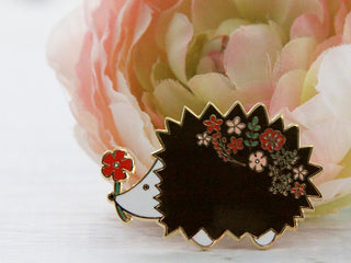 Load image into Gallery viewer, hedgehog lapel pin