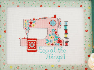 Load image into Gallery viewer, sew all the things cross stitch pattern