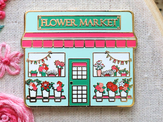 Load image into Gallery viewer, Needle Minder, FLOWER MARKET by Flamingo Toes
