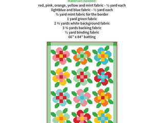 Load image into Gallery viewer, Pattern, Flower Garden Quilt by Ellis &amp; Higgs (digital download)