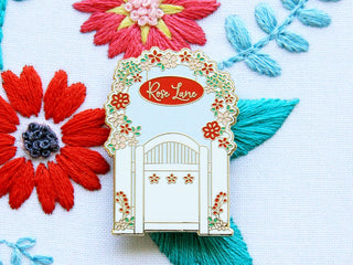 Load image into Gallery viewer, Needle Minder, ROSE LANE GARDEN GATE by Flamingo Toes