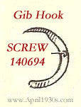 SCREW, Gib Hook (R)