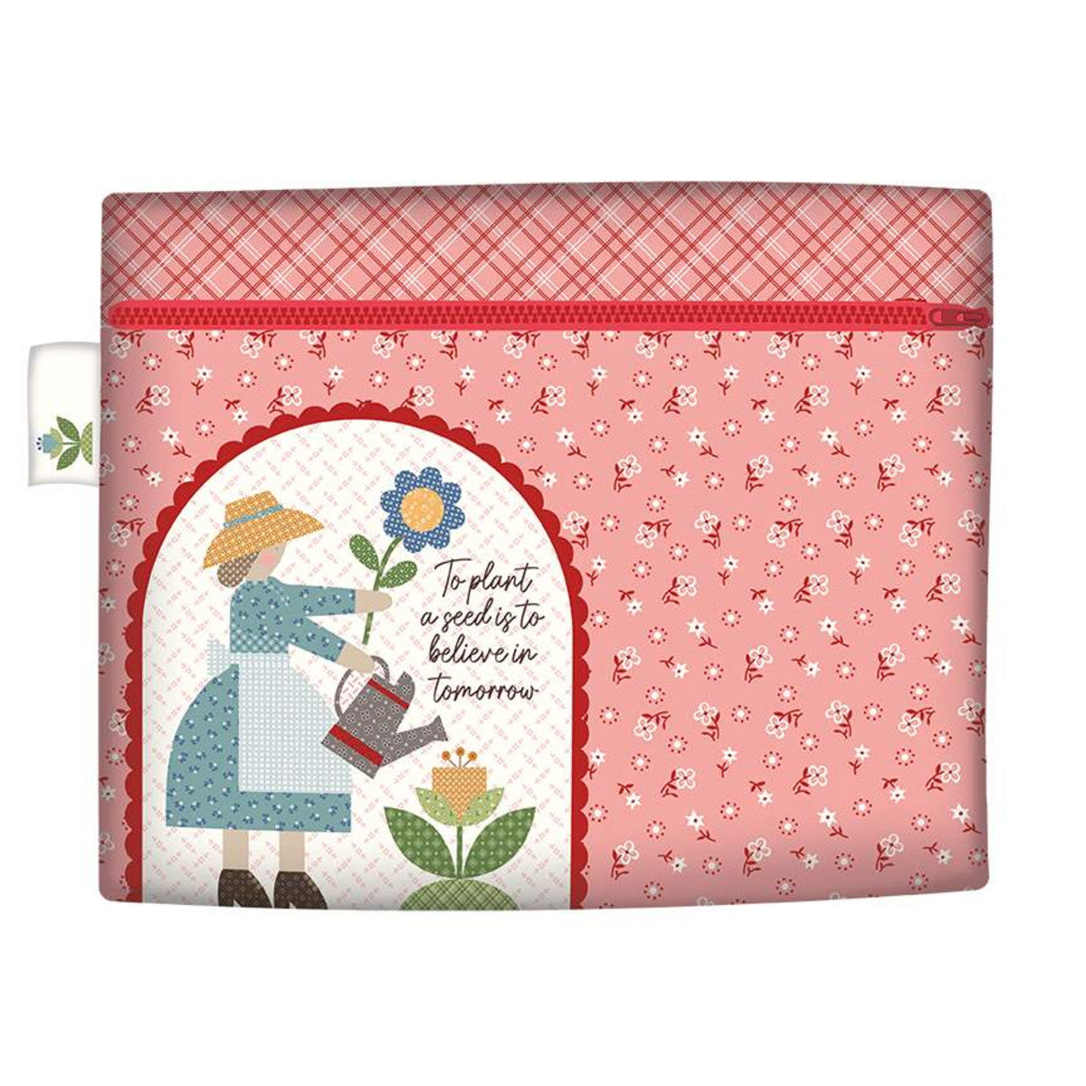 KIT, Calico Zippy Bags Panel & Happy Zippers 2 by Lori Holt