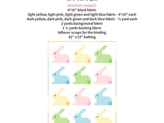 Load image into Gallery viewer, Pattern, Hippity Hoppity Baby Quilt by Ellis &amp; Higgs (digital download)