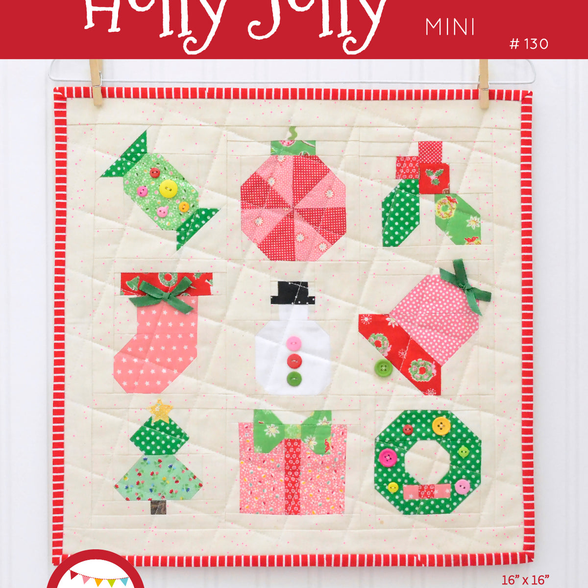 Kit De Patchwork Jolly Box 'Sugar Prune Bas' - Avec 2 Gabarits - Sans Tissu - Occasion