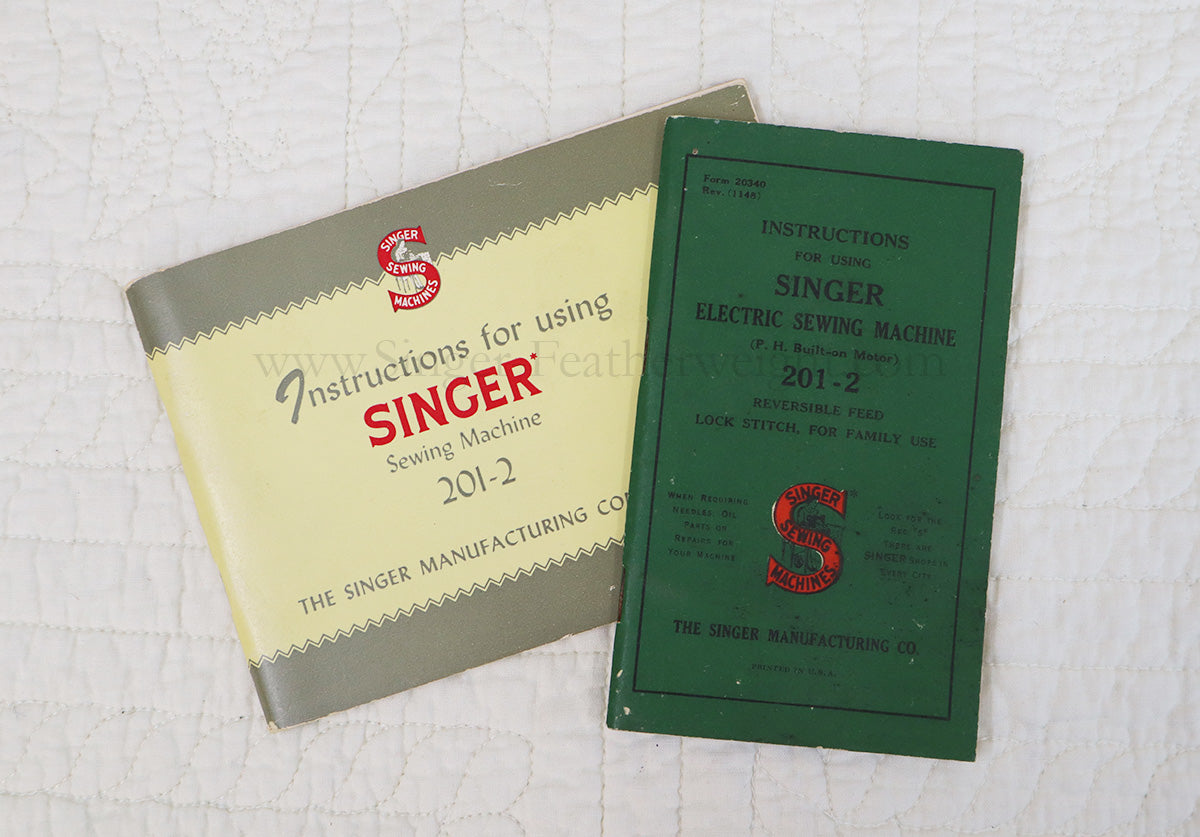 Singer 201 manuals