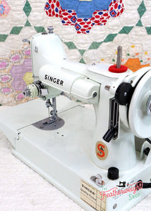 Singer Featherweight 221K Sewing Machine, WHITE FA126***