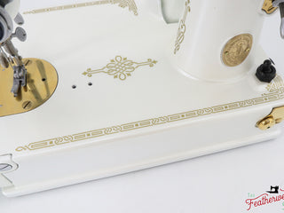 Load image into Gallery viewer, Singer Featherweight 221, AD883*** - Fully Restored in Cloud, Gold-Plated!