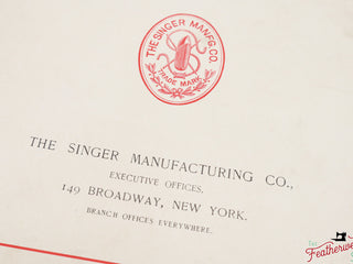 Load image into Gallery viewer, Book, Singer Manufacturing Co. Catalogue, 1896 - (Vintage Original) - RARE