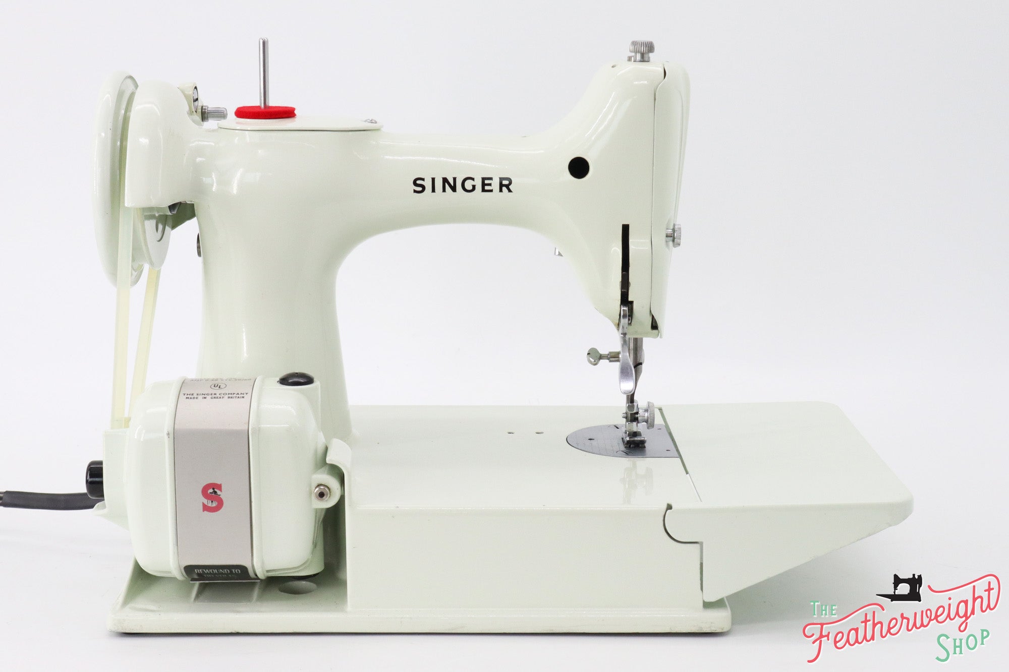 Singer Featherweight 221 Sewing Machine, WHITE EV781***