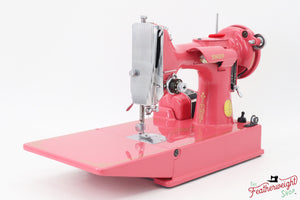 Singer Featherweight 221, AH664*** - Fully Restored in Happy Pink Grapefruit
