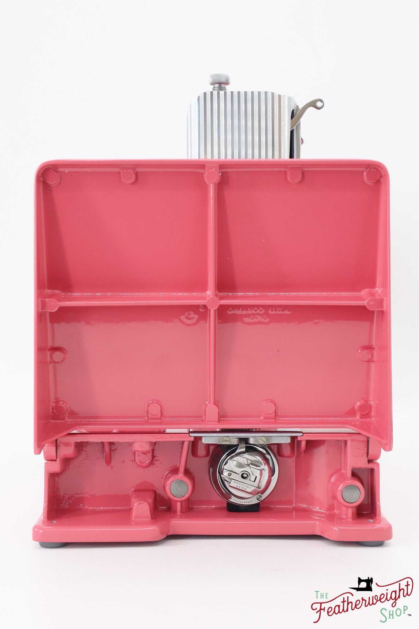 Singer Featherweight 221, AH664*** - Fully Restored in Happy Pink Grapefruit