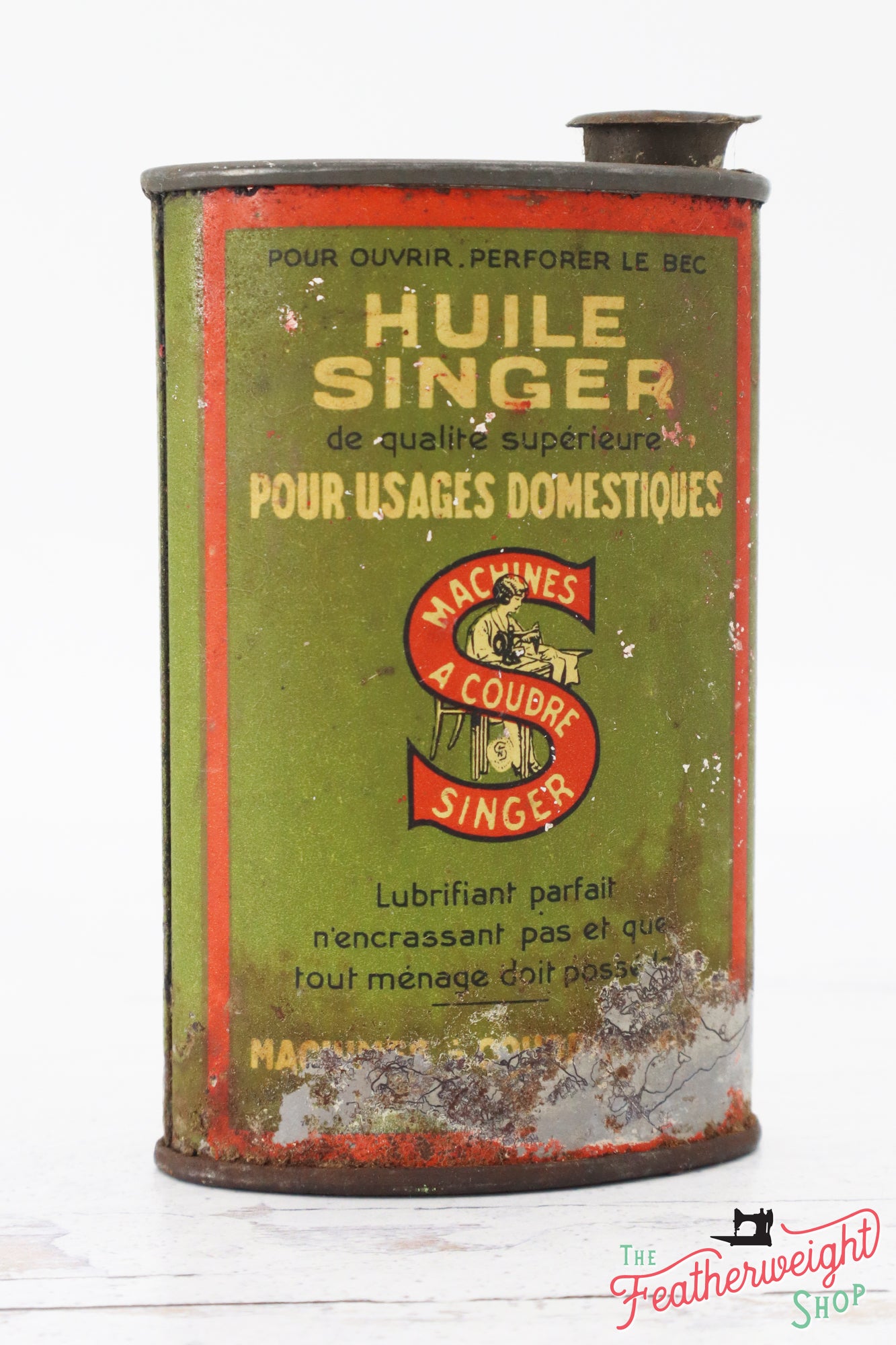 Oil Can - French, Singer (Vintage Original) - RARE