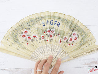 Load image into Gallery viewer, Japanese Hand Fan - RARE Singer (Vintage Original)