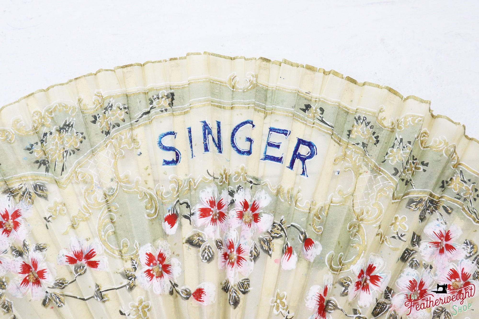 Japanese Hand Fan - RARE Singer (Vintage Original)