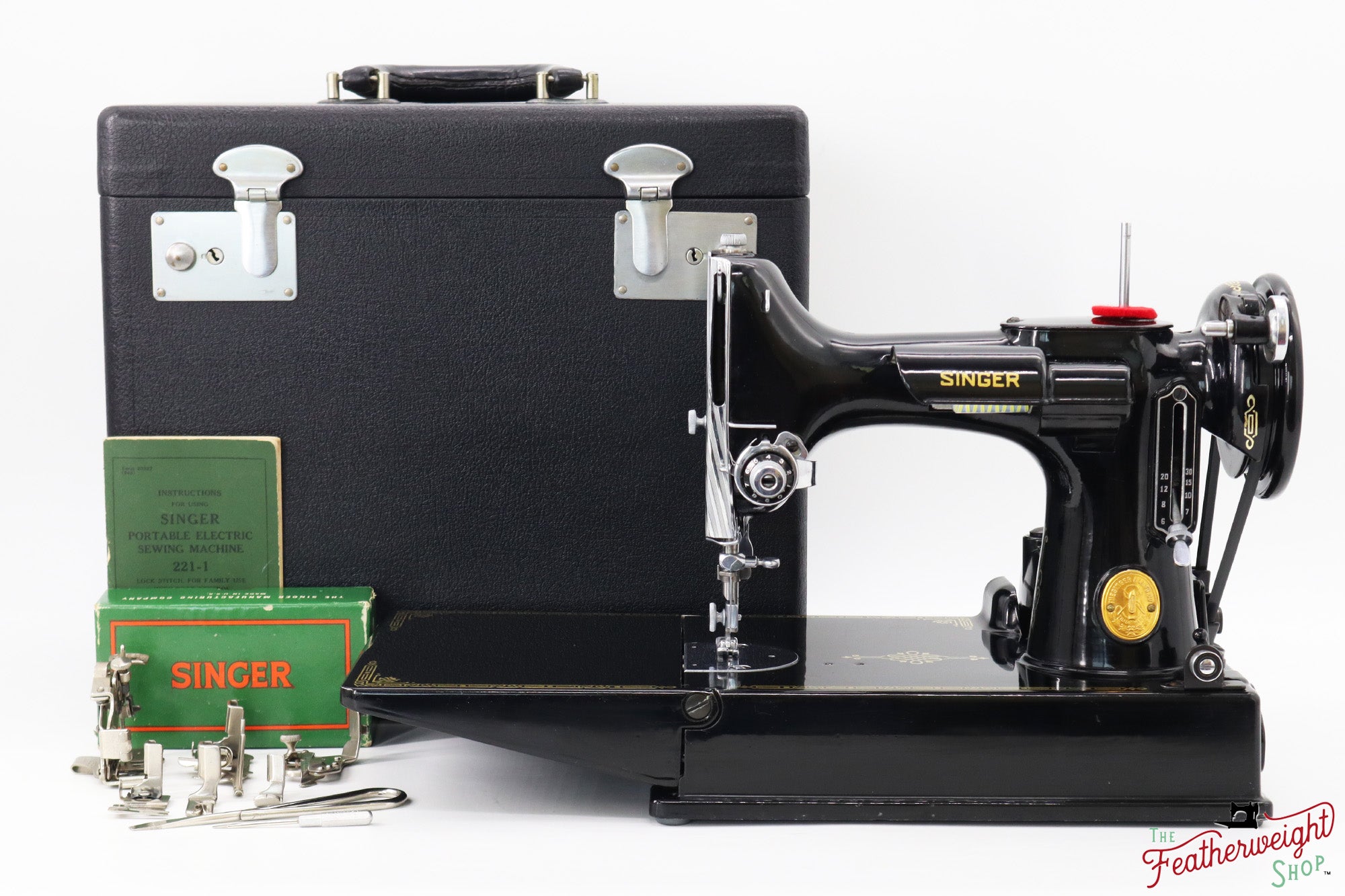 Singer Featherweight 221 Sewing Machine, AH817*** - 1948