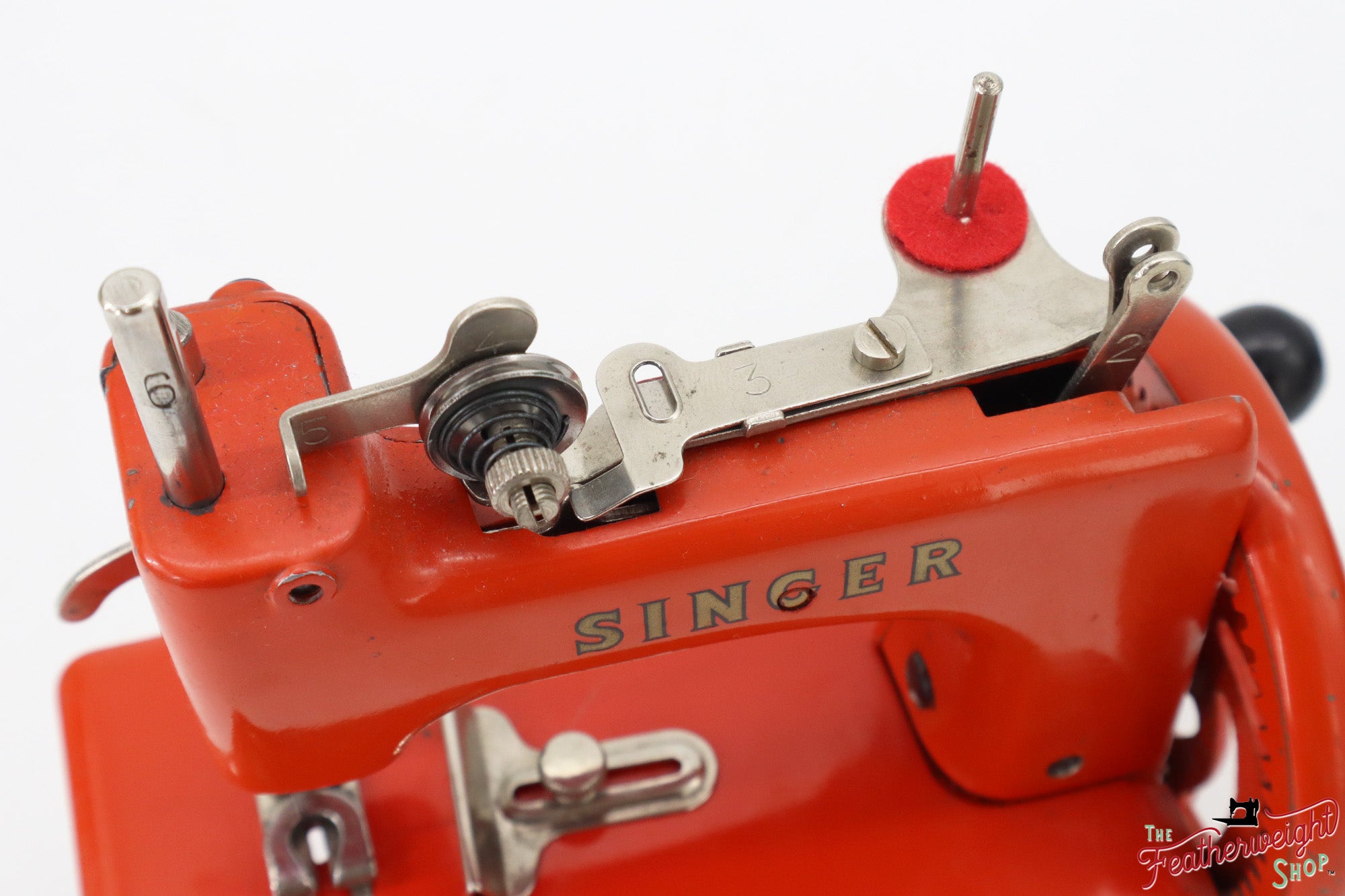 Singer Sewhandy Model 20 - Original Poppy Red - RARE, Feb. 2023