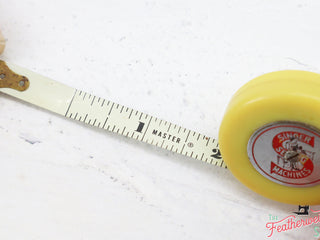 Load image into Gallery viewer, Measuring Tape, Singer, Retractable Yellow (Vintage Original) - RARE