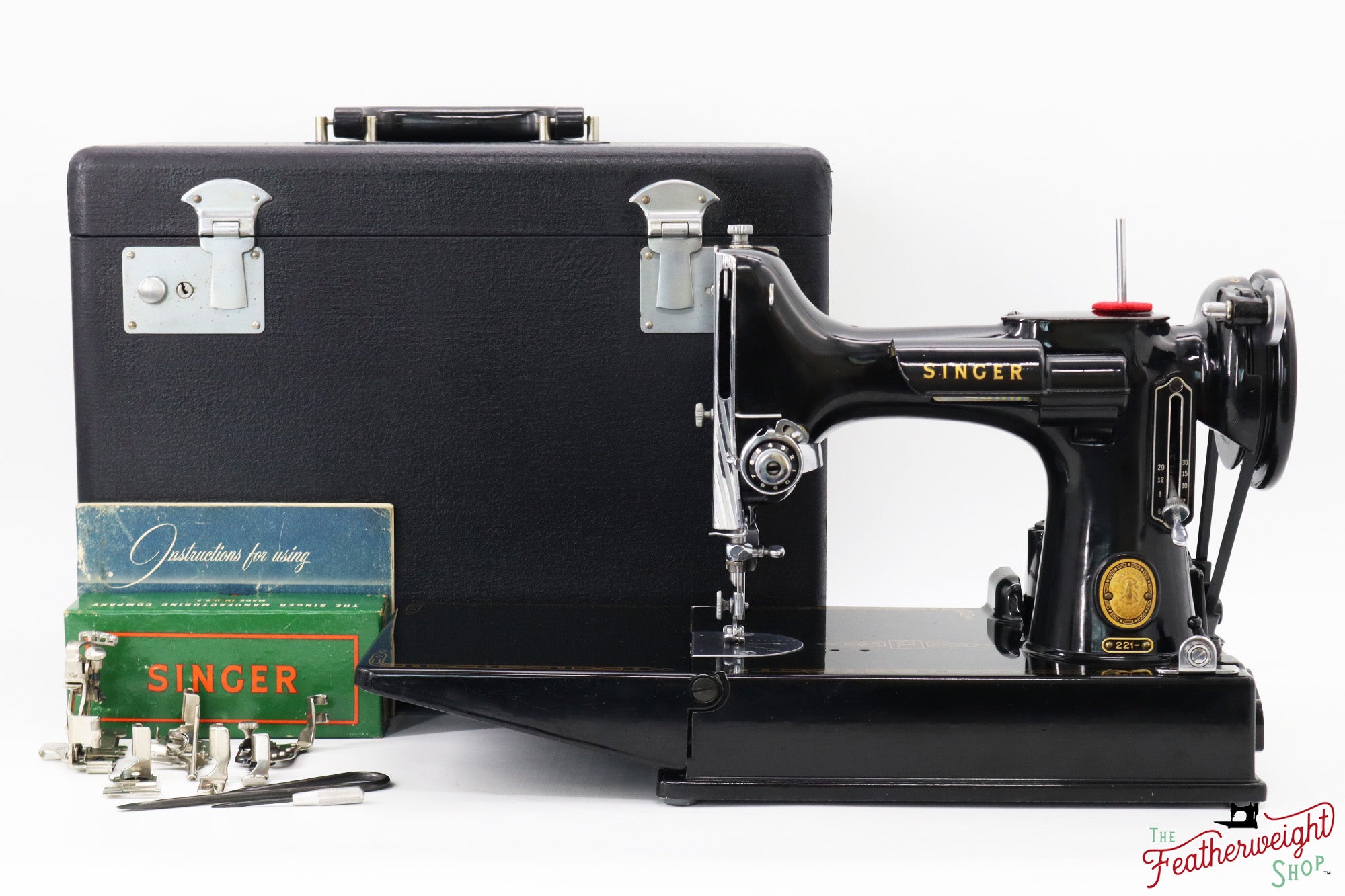 Singer Featherweight 221 Sewing Machine, AM673*** - 1957