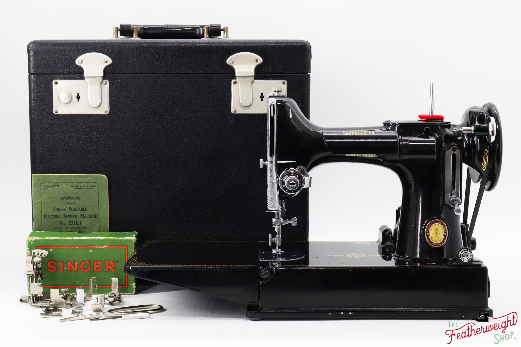 Singer Featherweight 221K Sewing Machine, Centennial: EG3100**