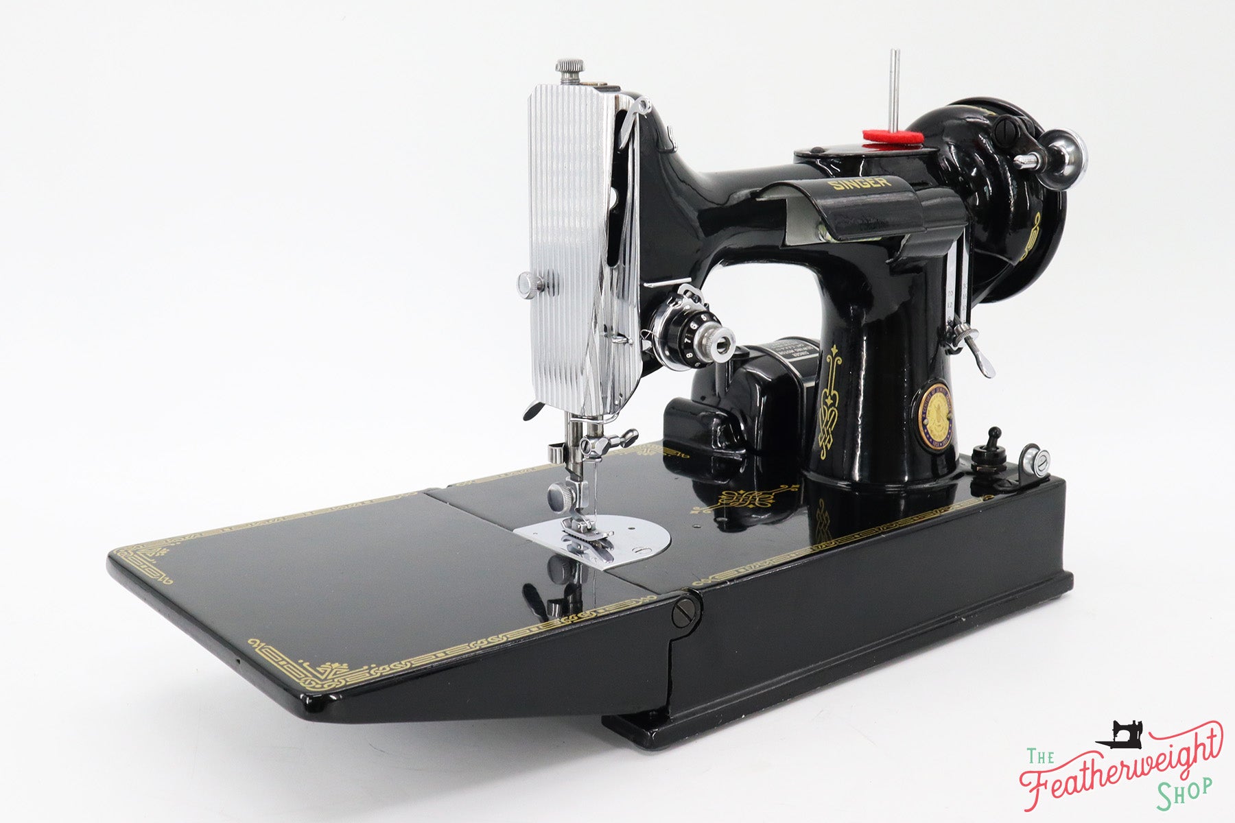 Singer Featherweight 221K Sewing Machine, Centennial! EF703***