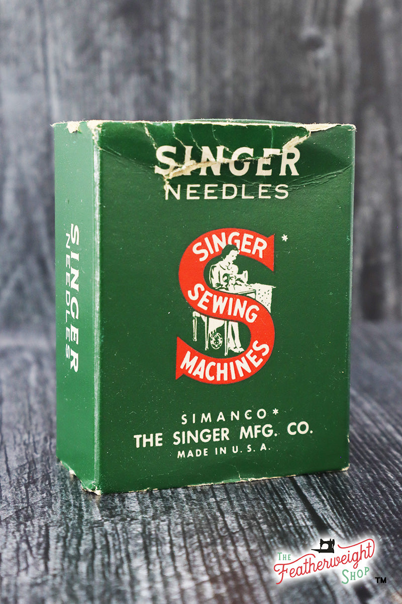 Bulk Needle Packet Box, Singer - Empty (Vintage Original)
