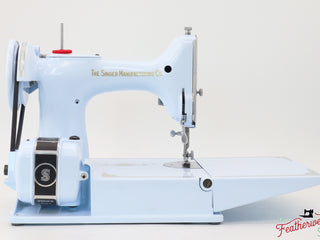 Load image into Gallery viewer, Singer Featherweight 221, AG854*** - Fully Restored in Cinderella Blue