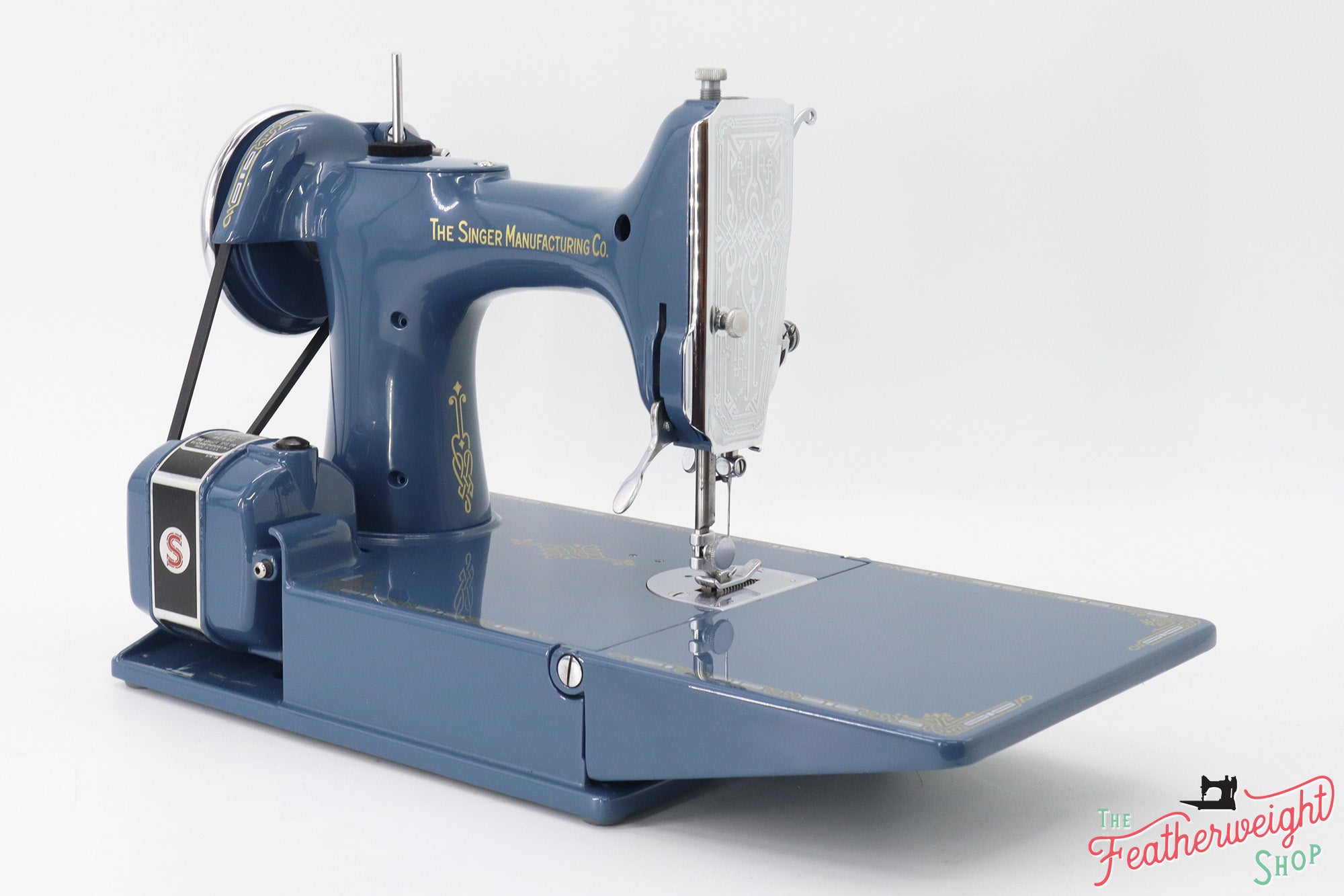 Singer Featherweight 221 Sewing Machine AD722*** - Fully Restored in Denim