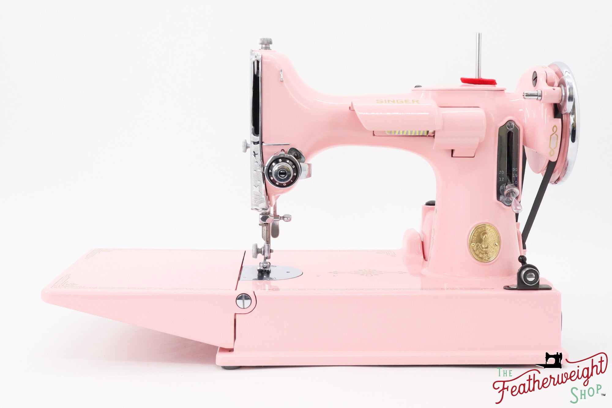 Singer Featherweight 221, AF488*** - Fully Restored in Rosy Posy Pink