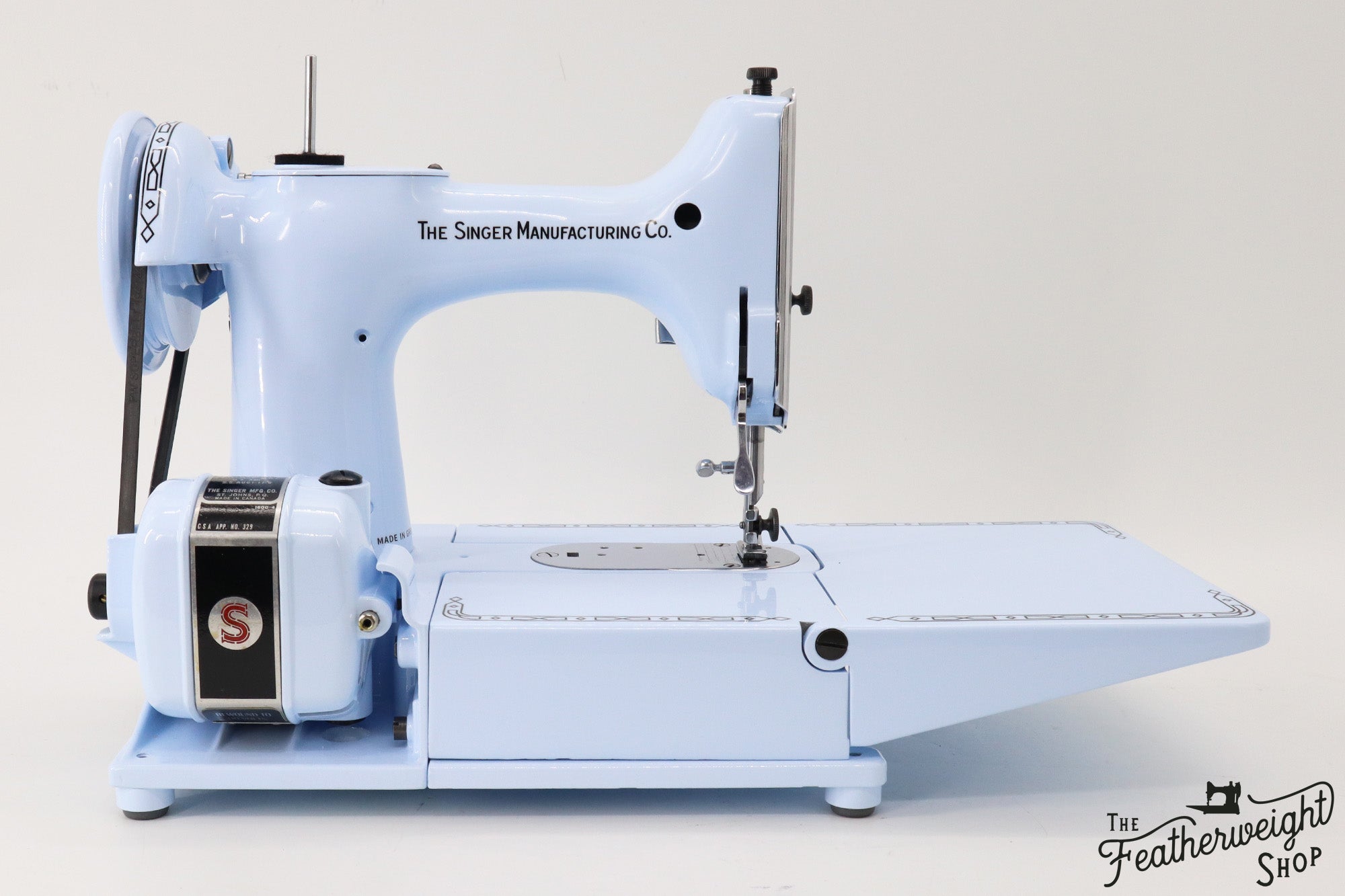 Singer Featherweight 222K Sewing Machine EK328*** - Fully Restored in 'Cinderella Blue'