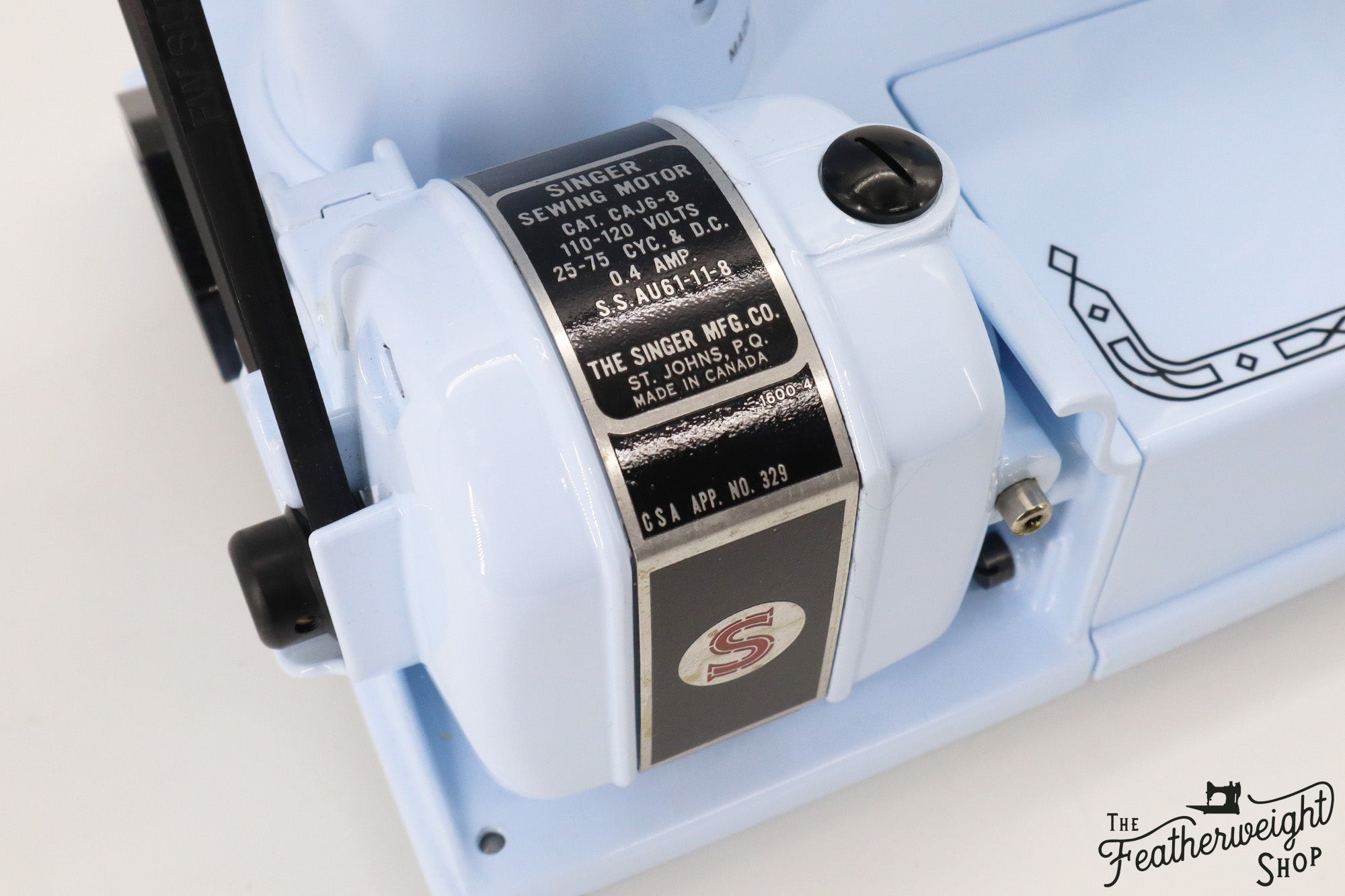 Singer Featherweight 222K Sewing Machine EK328*** - Fully Restored in 'Cinderella Blue'