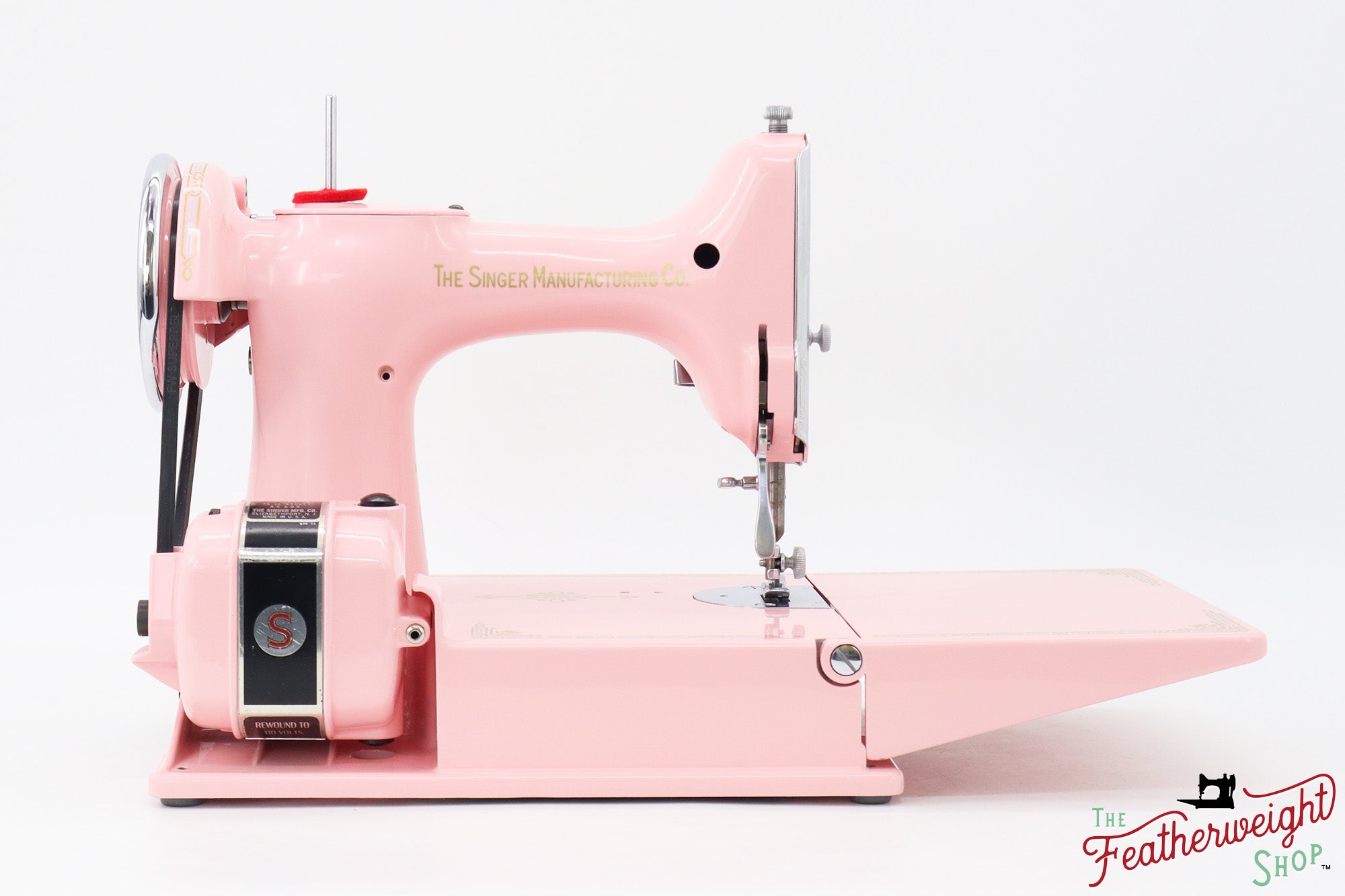 Singer Featherweight 221, AF488*** - Fully Restored in Rosy Posy Pink