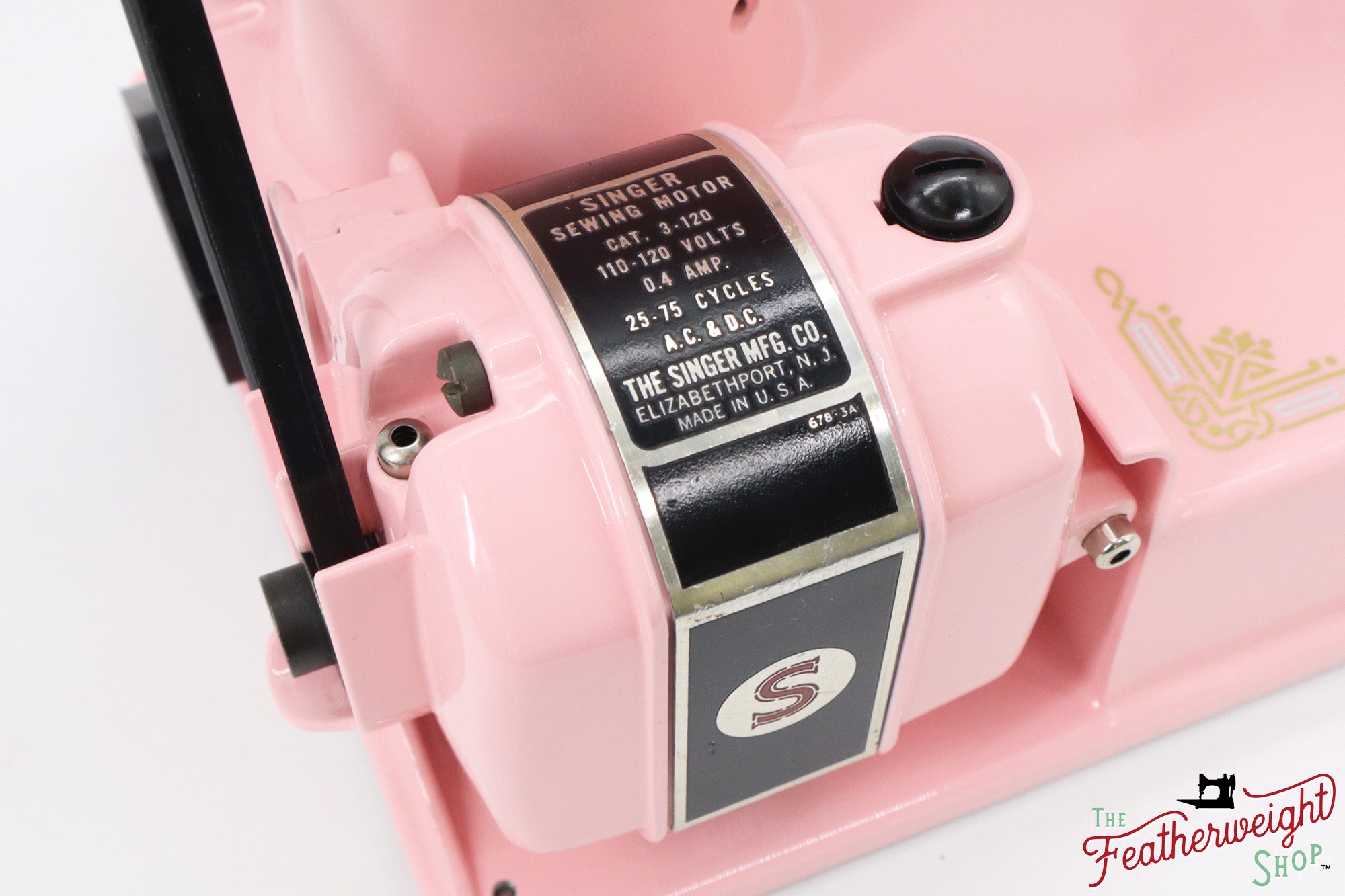 Singer Featherweight 221, AF488*** - Fully Restored in Rosy Posy Pink