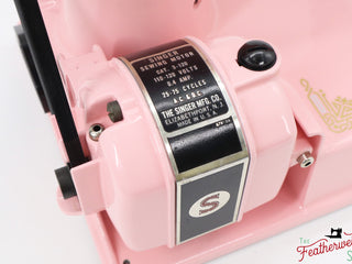Load image into Gallery viewer, Singer Featherweight 221, AF488*** - Fully Restored in Rosy Posy Pink