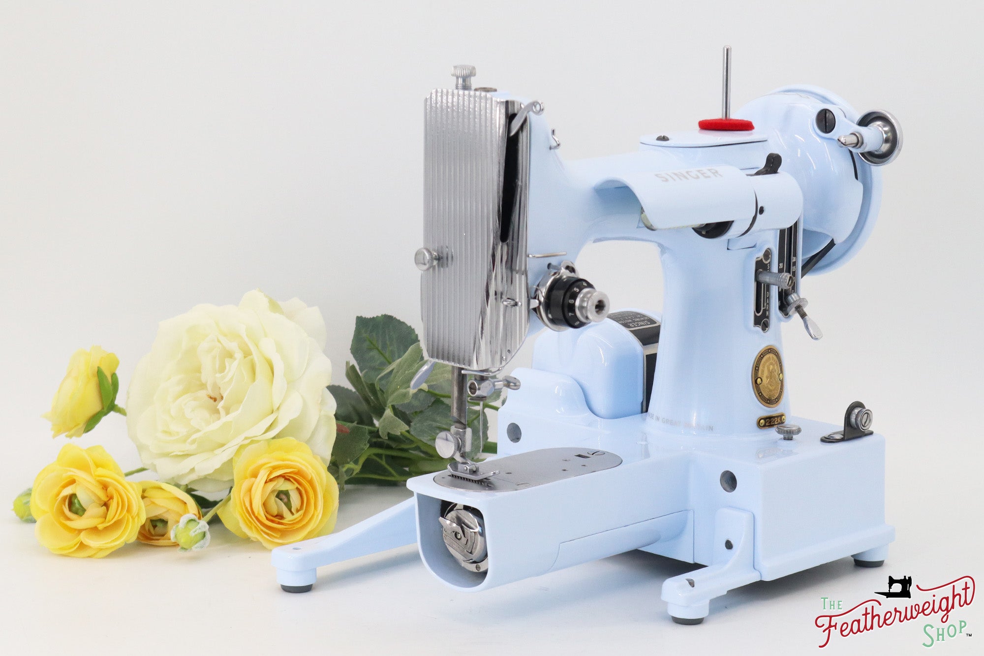 Singer Featherweight 222K EL177*** - Fully Restored in Cinderella Blue